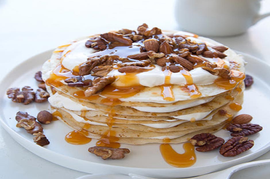 karamelli fındıklı kek